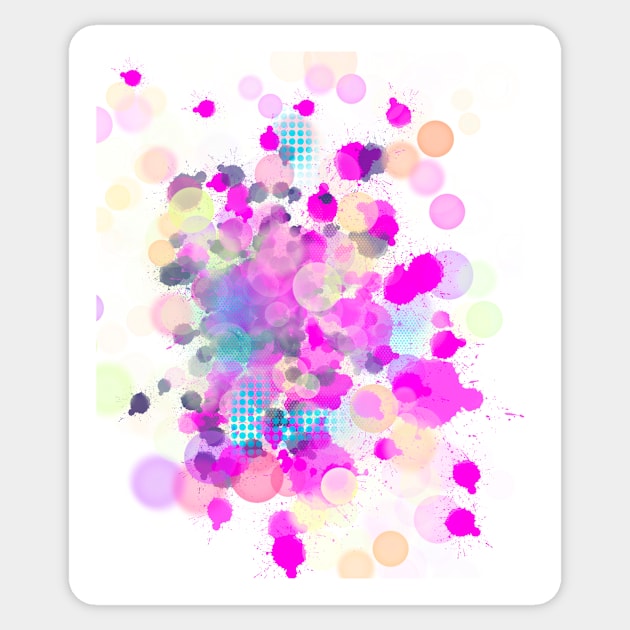 Amazing beauty of Abstract Sticker by ovidiuboc